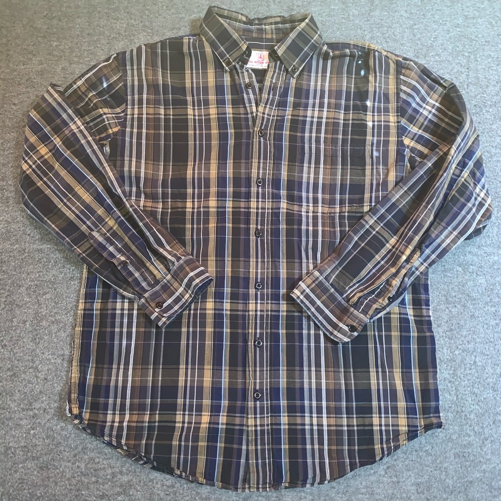 Real Work Wear Button Down Long Sleeved Shirt